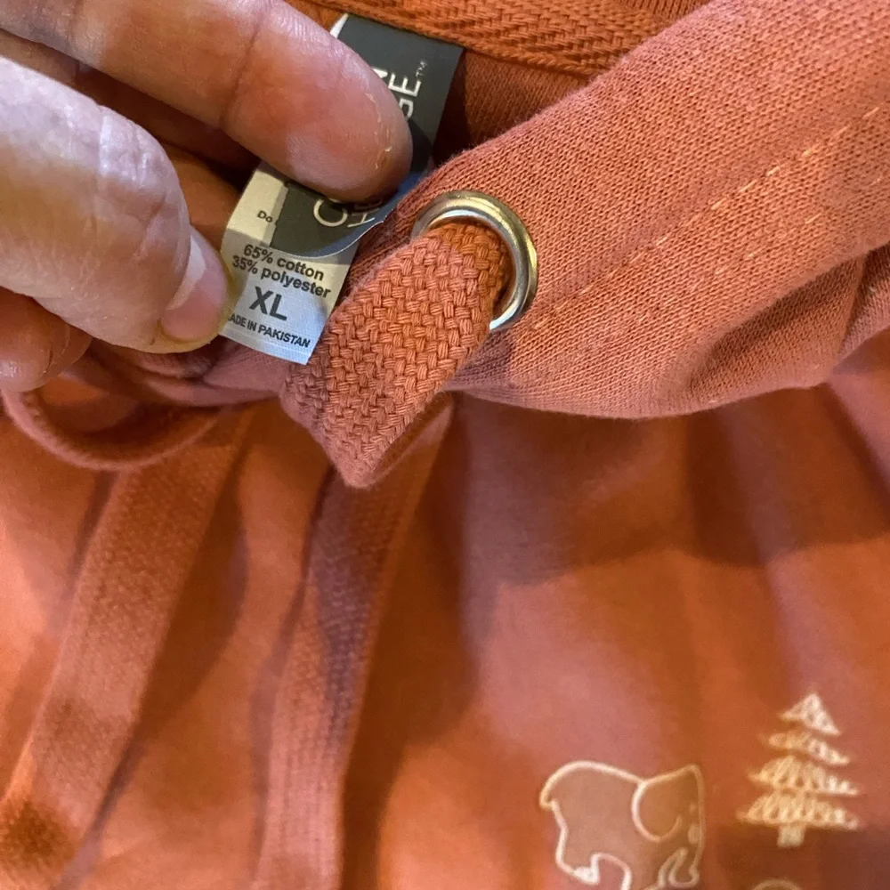 Ivory Ella NEW Christmas holiday gingerbread hoodie XL - Picture 2 of 4